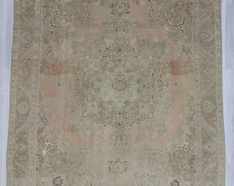 レア✳︎３m60 魔除デザイン84×360オレンジランナー　トルコヴィンテージラグ ランナータイプ - Kilim Designs