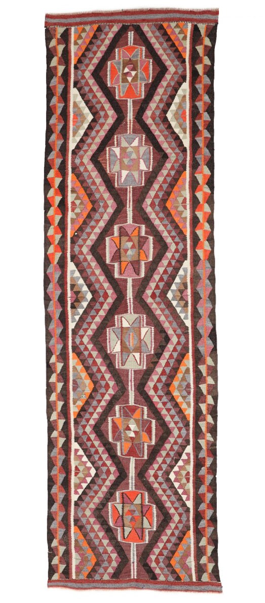 ヴィンテージ装飾カラフルキリムランナー - 3.1 x 6.8 - Etsy 日本
