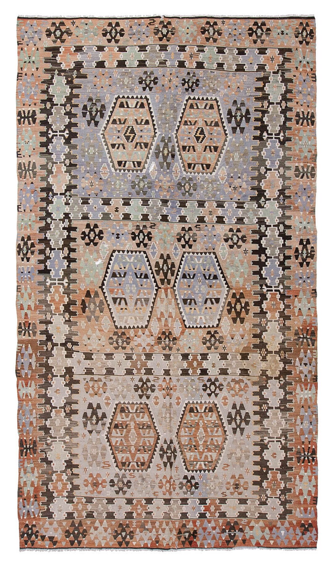 ヴィンテージキリム ヴィンテージ装飾トルコキリムラグ - 5.9 x 10.5 - Etsy 日本