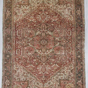 Large Vintage Rug 9.3 x 12.2 ft