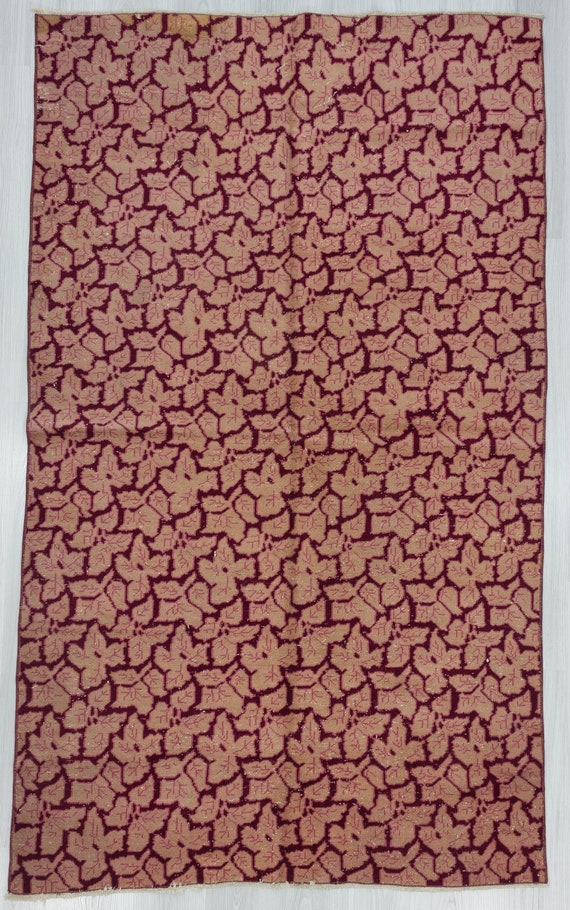 Vintage Floral Turkish Rug 4.9 X 7.12 Ft - Etsy Canada