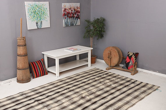 モダン装飾ヴィンテージキリム - 5.9 x 8.6 - Etsy 日本