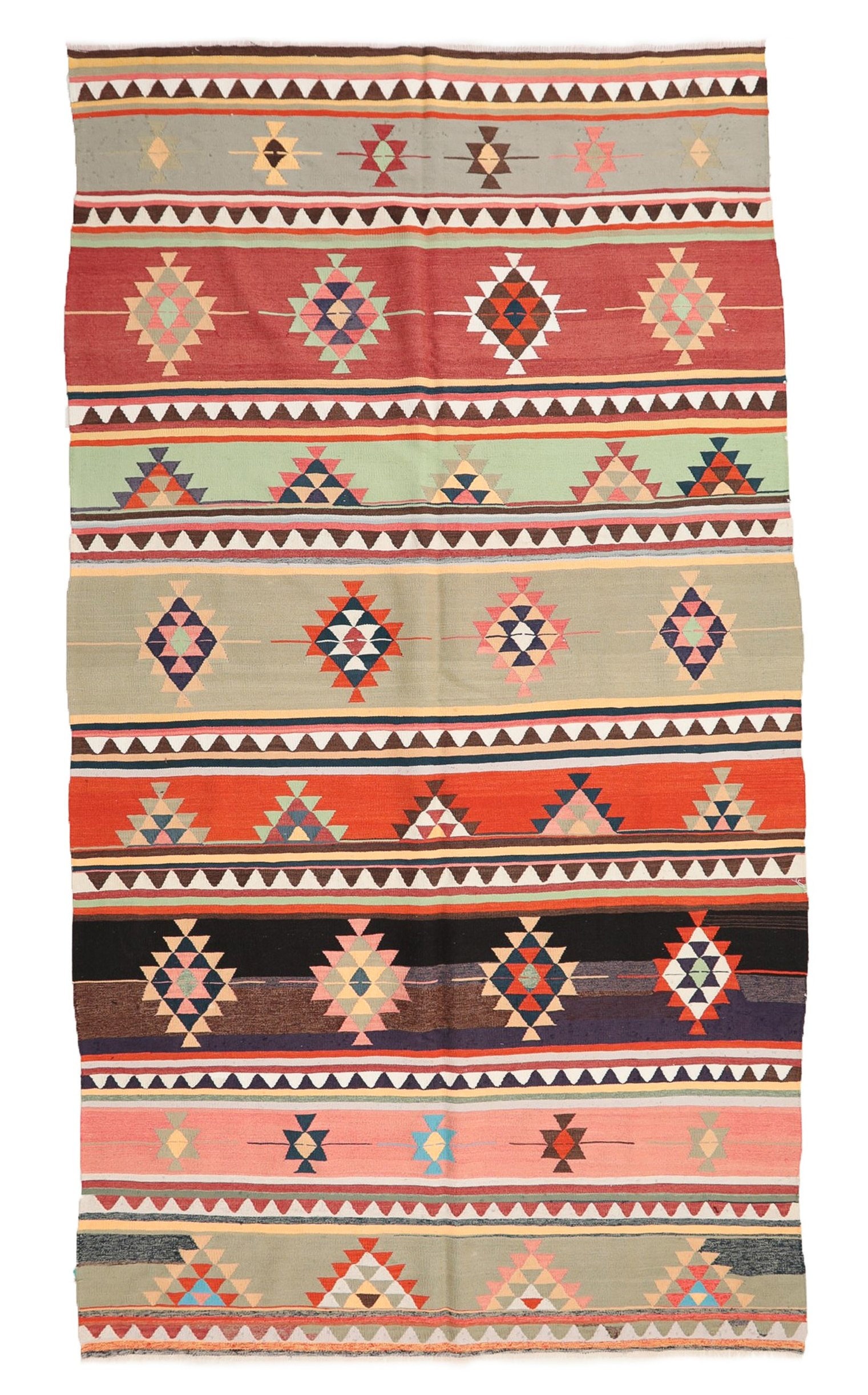 ヴィンテージ装飾トルコキリムラグ - 6.0 x 11.4 - Etsy 日本