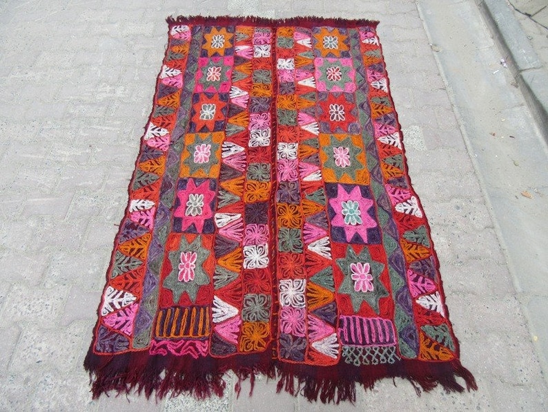 Iraq Baby Rug Vintage Wool Turkish North Iraq Kilim Rug 3.12 X 6.9 Ft - Etsy