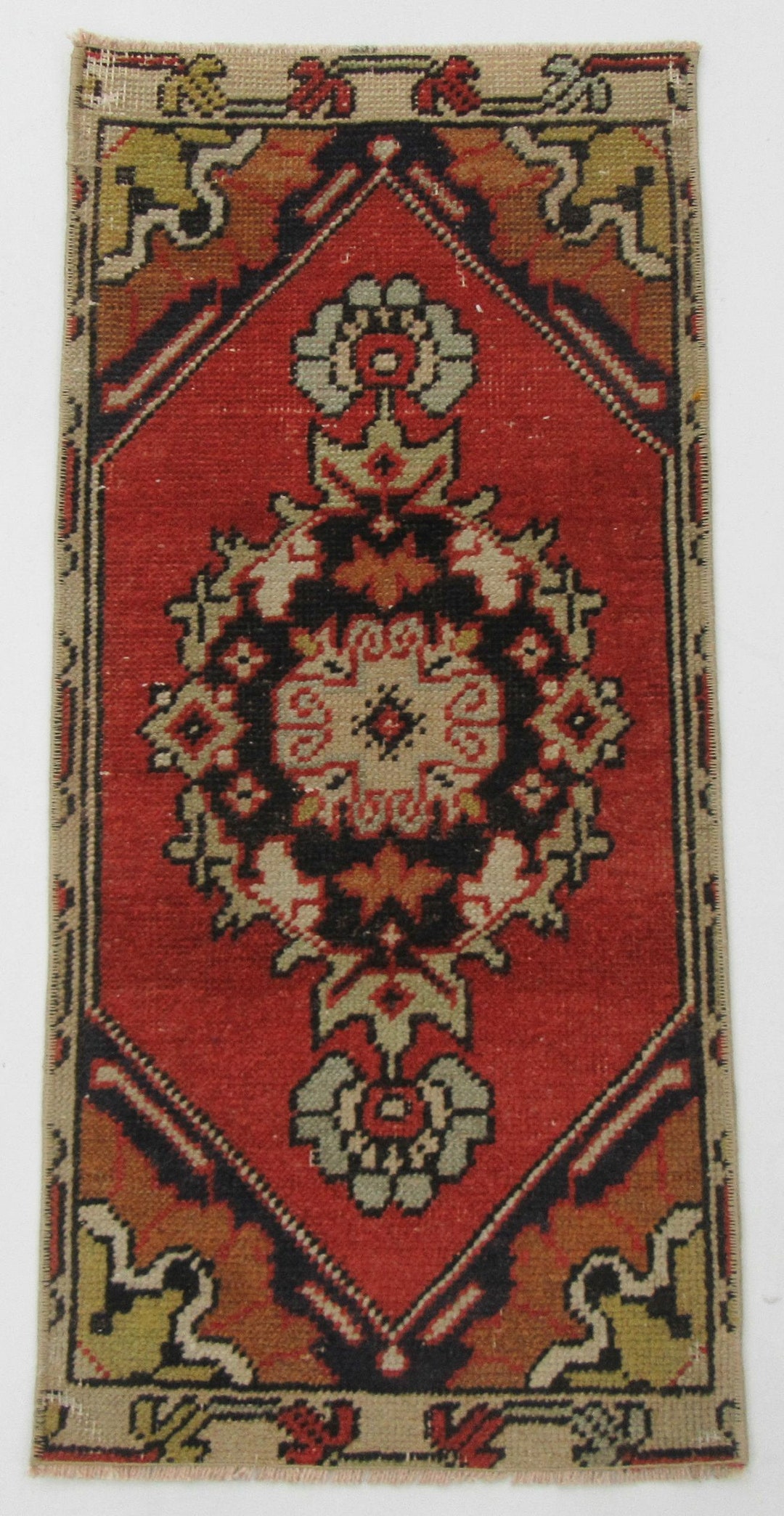 Vintage Mini Turkish Rug 1.5 X 3.0 - Etsy UK