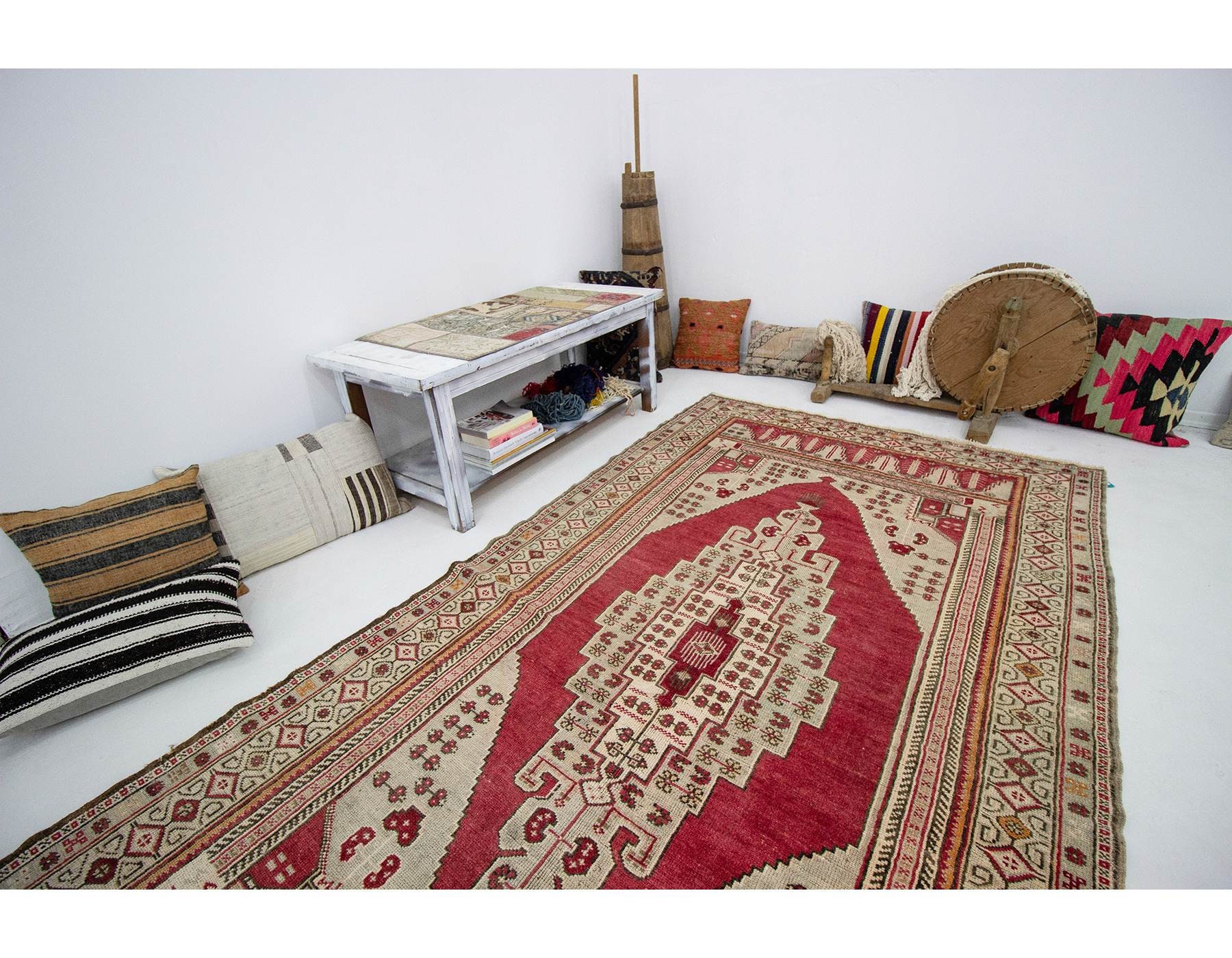 Vintage 1960's Turkish Rug - 4.9 X 8.10 - Etsy