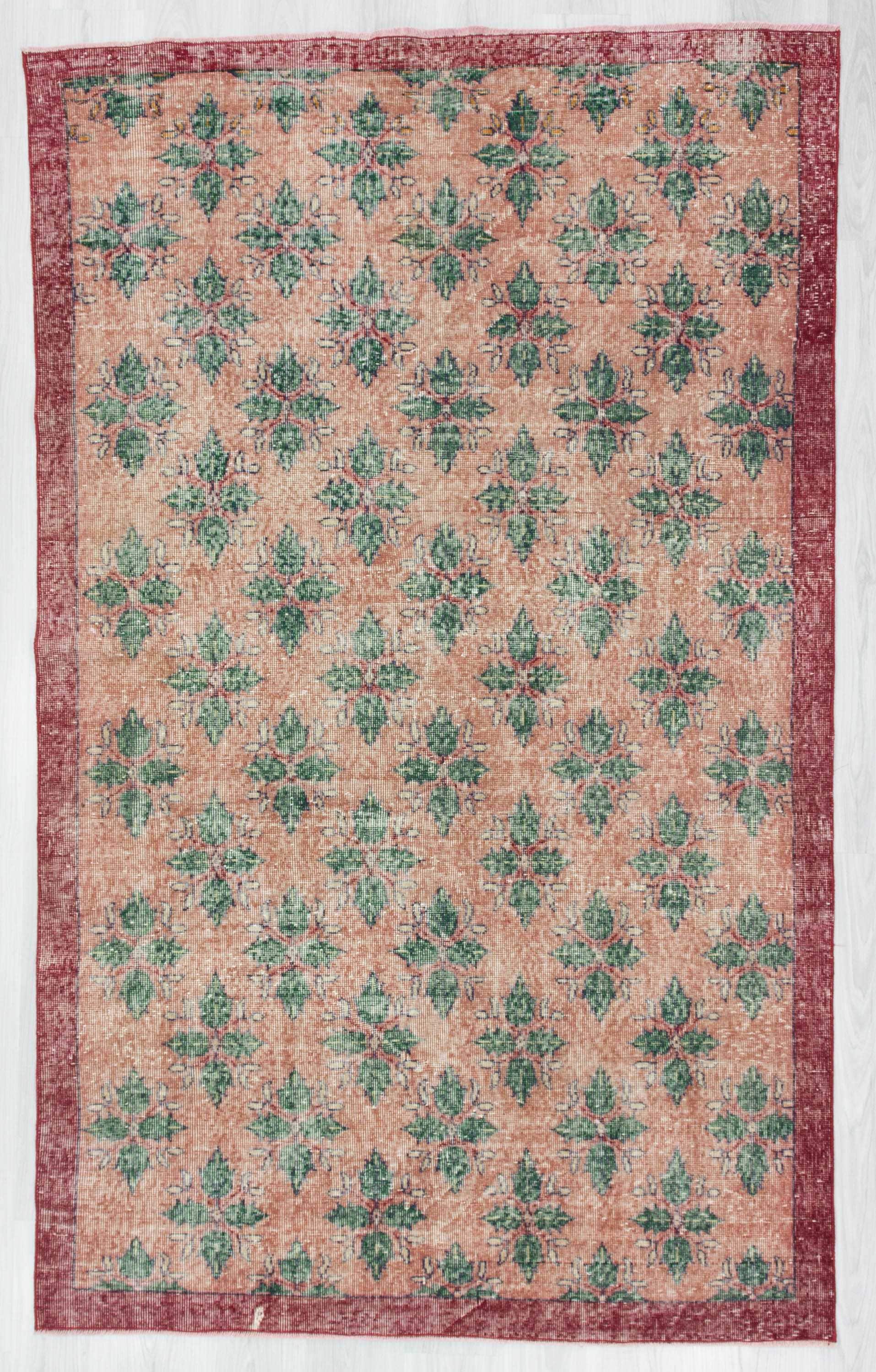 140.5×225\"Sugar plum”ViNTAGE TURKiSH RUG Vintage Turkish Mini Rug 1.6'x3' - No. 671 – Velvet & Shag