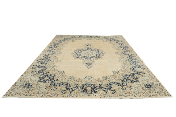 ヴィンテージラグ ウールラグ タブリーズ 約295×200cm