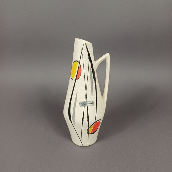 Vase by Scheurich Keramik - Design by Heinz Siery - West German Pottery - Mid-Century Ceramic - 50s - H. 22.5 cm (8.8") Form: 271-22