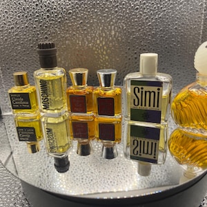 Fragrances - set 6 parfumes - original must have for collectors, very suitable as a gift for woman - vintage, rare