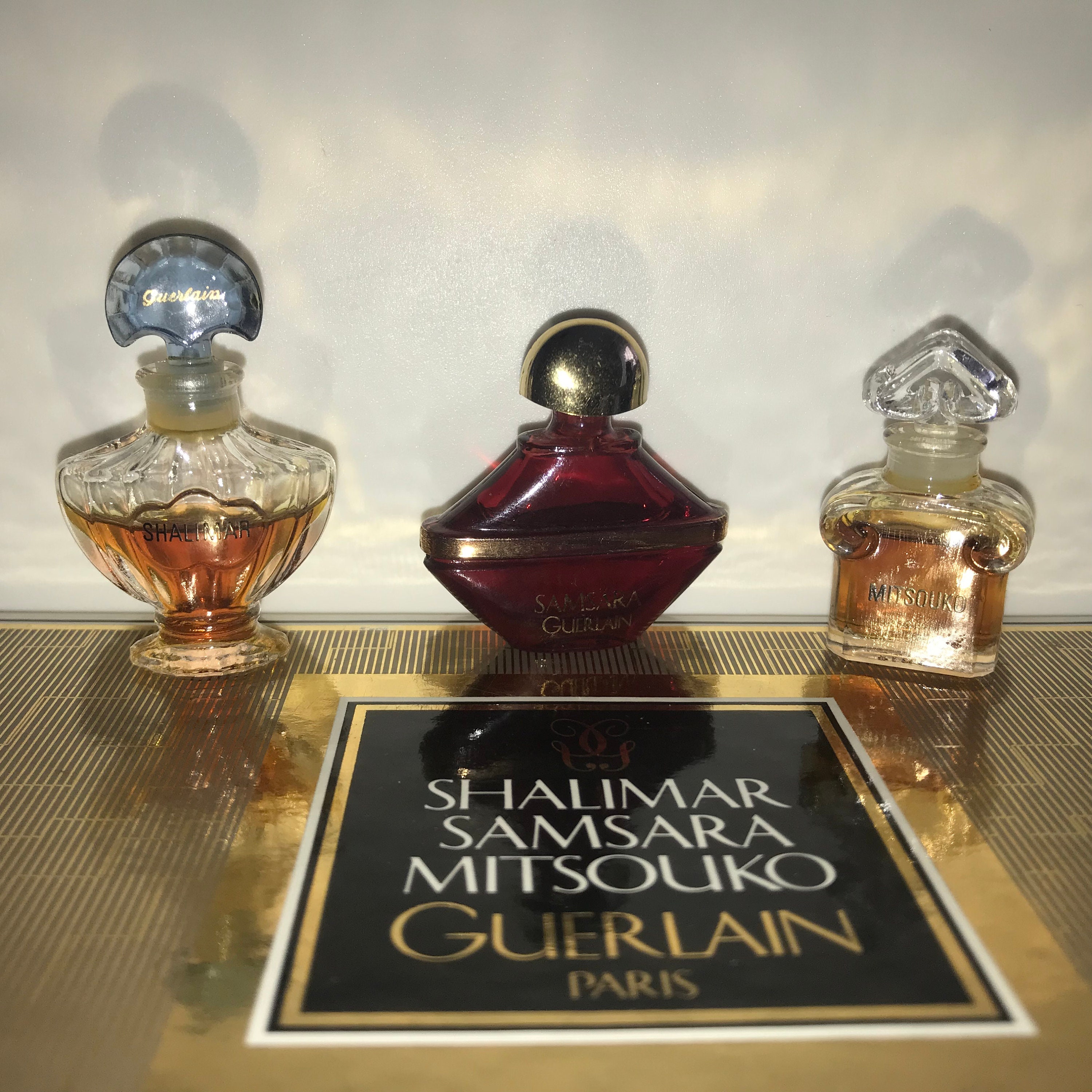 Guerlain Paris Perfume Miniatures Set Vintage Rarity. With -  Hong Kong
