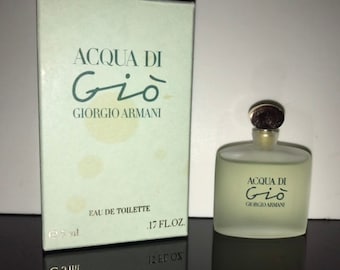 Giorgio Armani Acqua di Gio Eau de Toilette 5 ml rar, vintage  Year: 1995