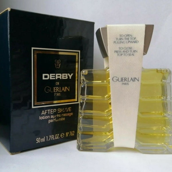 GUERLAIN | DERBY | 50 ml After Shave SPLASH 80er Jahre Vintageduft Abgesetzt - collectible rare, luxus