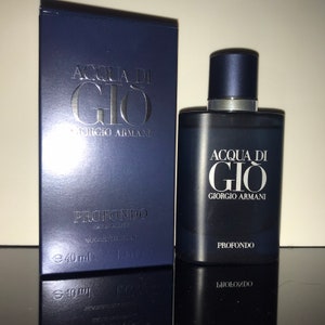 Giorgio Armani - Acqua di Gio - Profondo - Eau de Parfum - 40 ml - see description and photos! with box, very suitable as a gift for him!