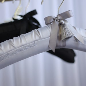 Personalized Luxe Satin Bridal Hanger