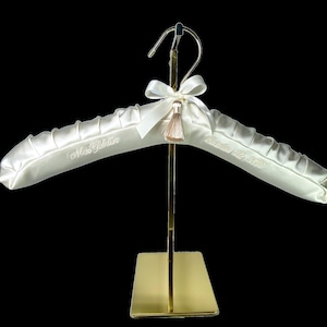 Premium Personalized Satin Bridal Hanger