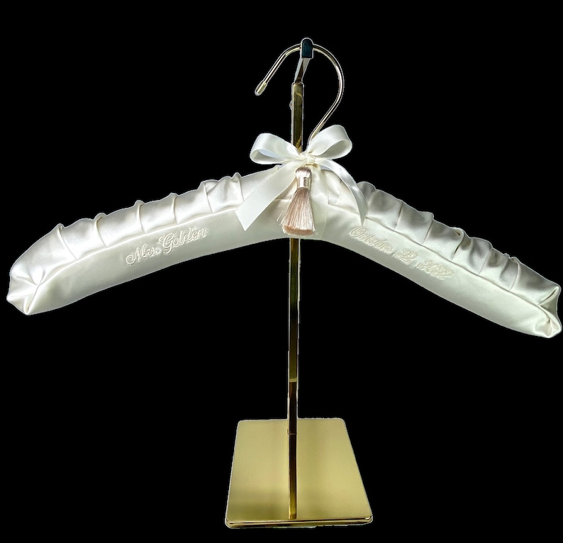 Premium Personalized Satin Bridal Hanger
