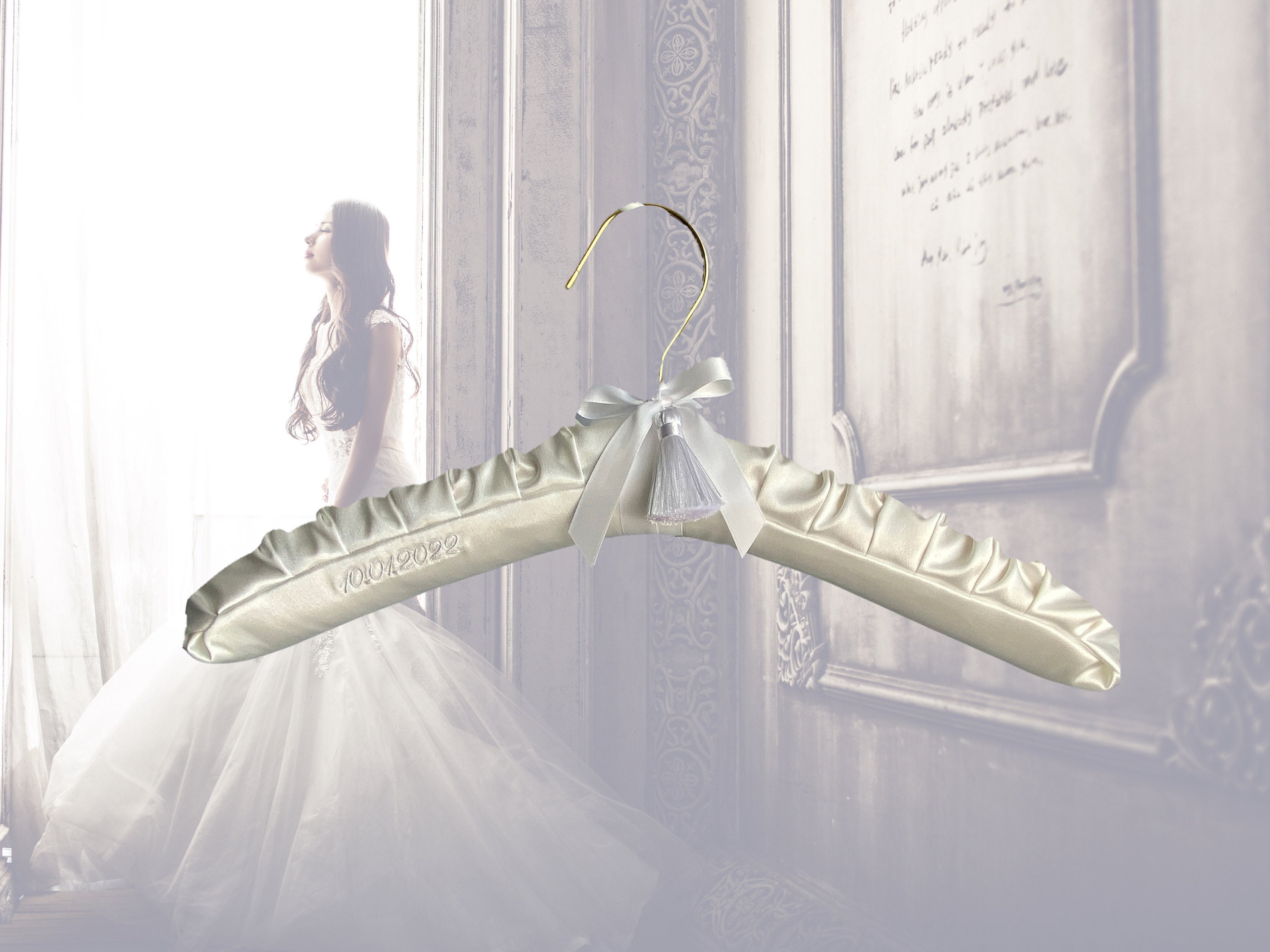 Padded wedding dress hanger hot sale
