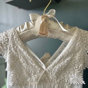 Luxe Personalized Satin Bridal Hanger, Not Wood, Exclusive Hanger Design, Luxury Gift