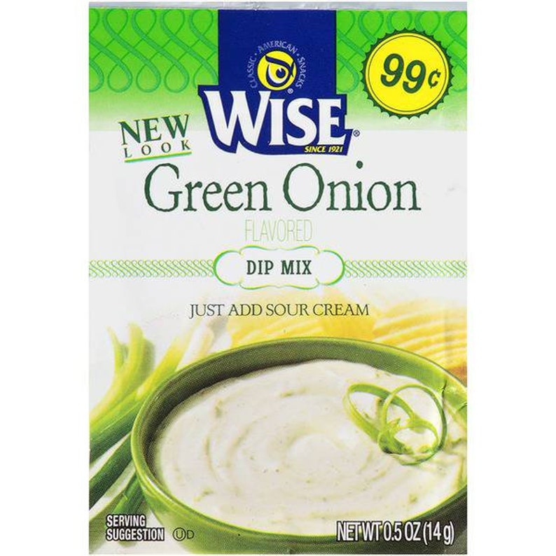 Wise Green Onion Dip 12 Packets Etsy