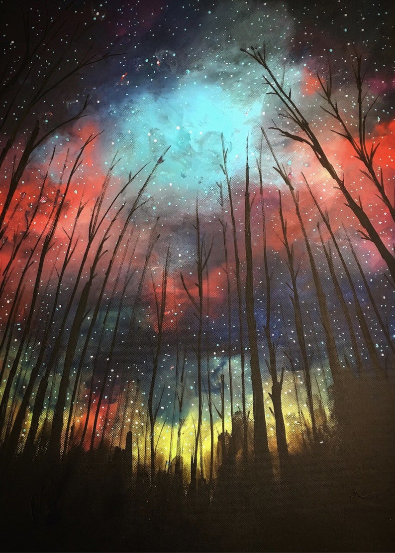 Birth of a billion stars A3 signed print by Kris McKinnon