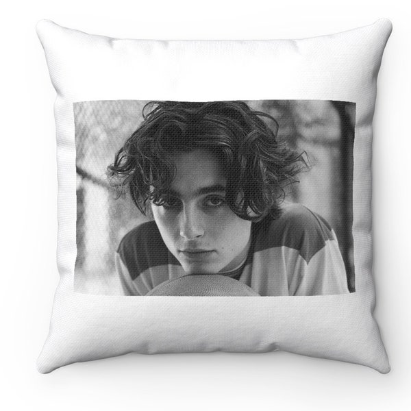 Timothee Chalamet Pillow Cushion White