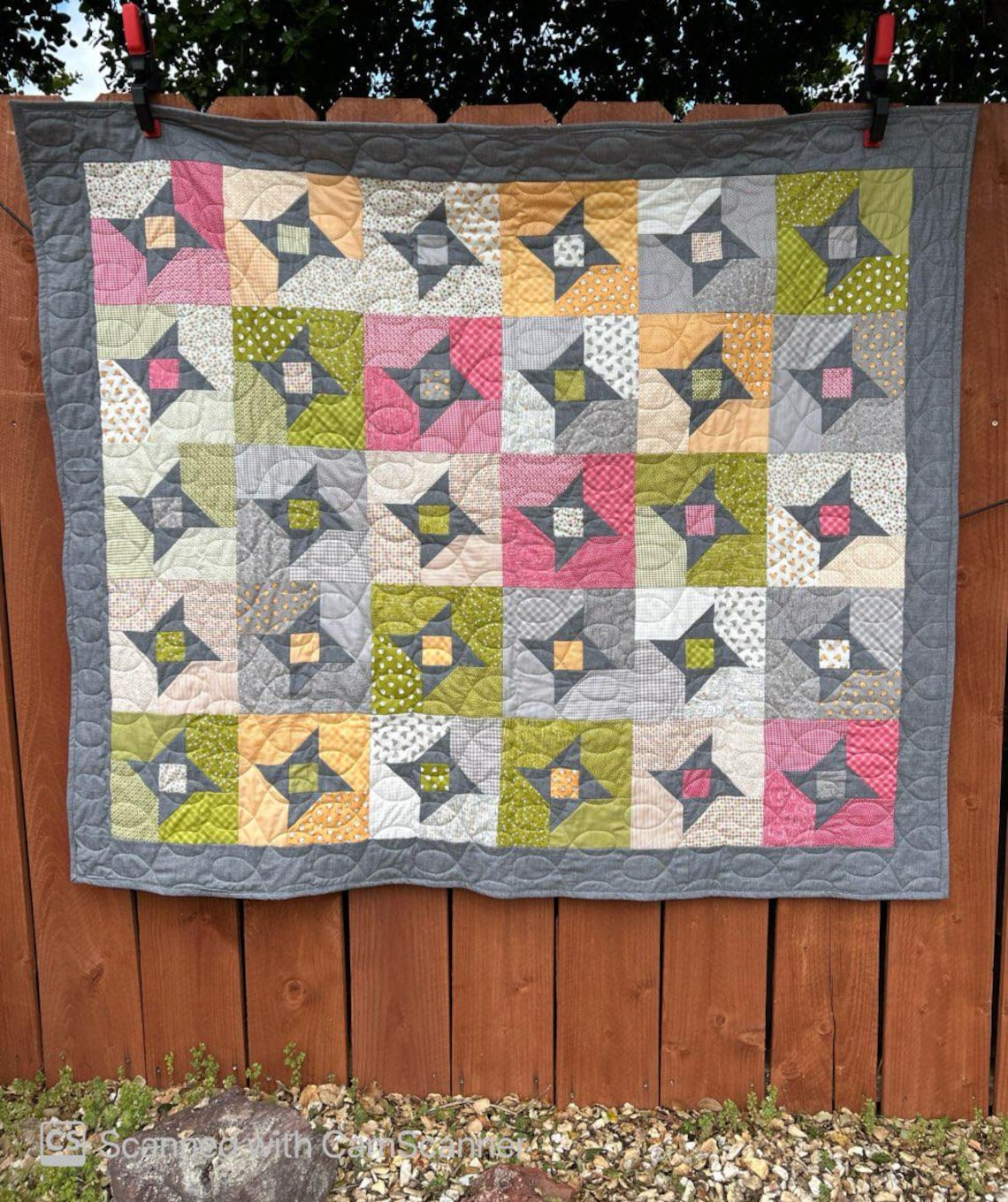 Quilt Handmade Twinkle Little Star Pattern by Donna Jordan 60" X 52" - Etsy