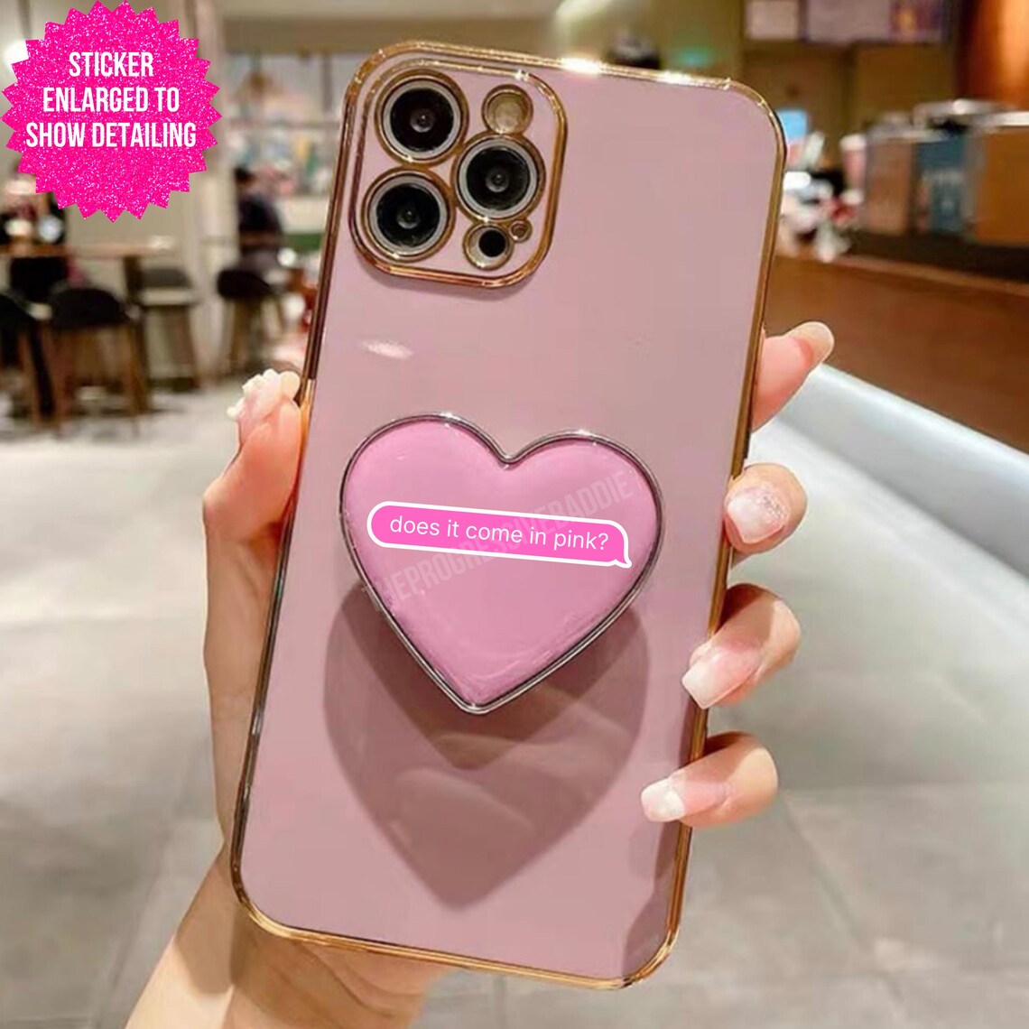 Pink Sticker, Does It Come in Pink Decal, Text Sticker - Etsy