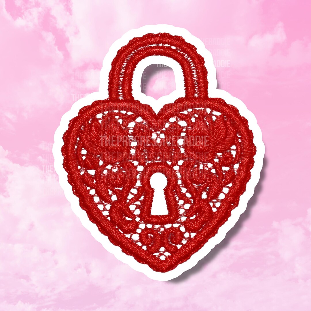 Key Locket Sticker Heart Locket Sticker, Waterproof Sticker, Coquette Sticker for Journals ...