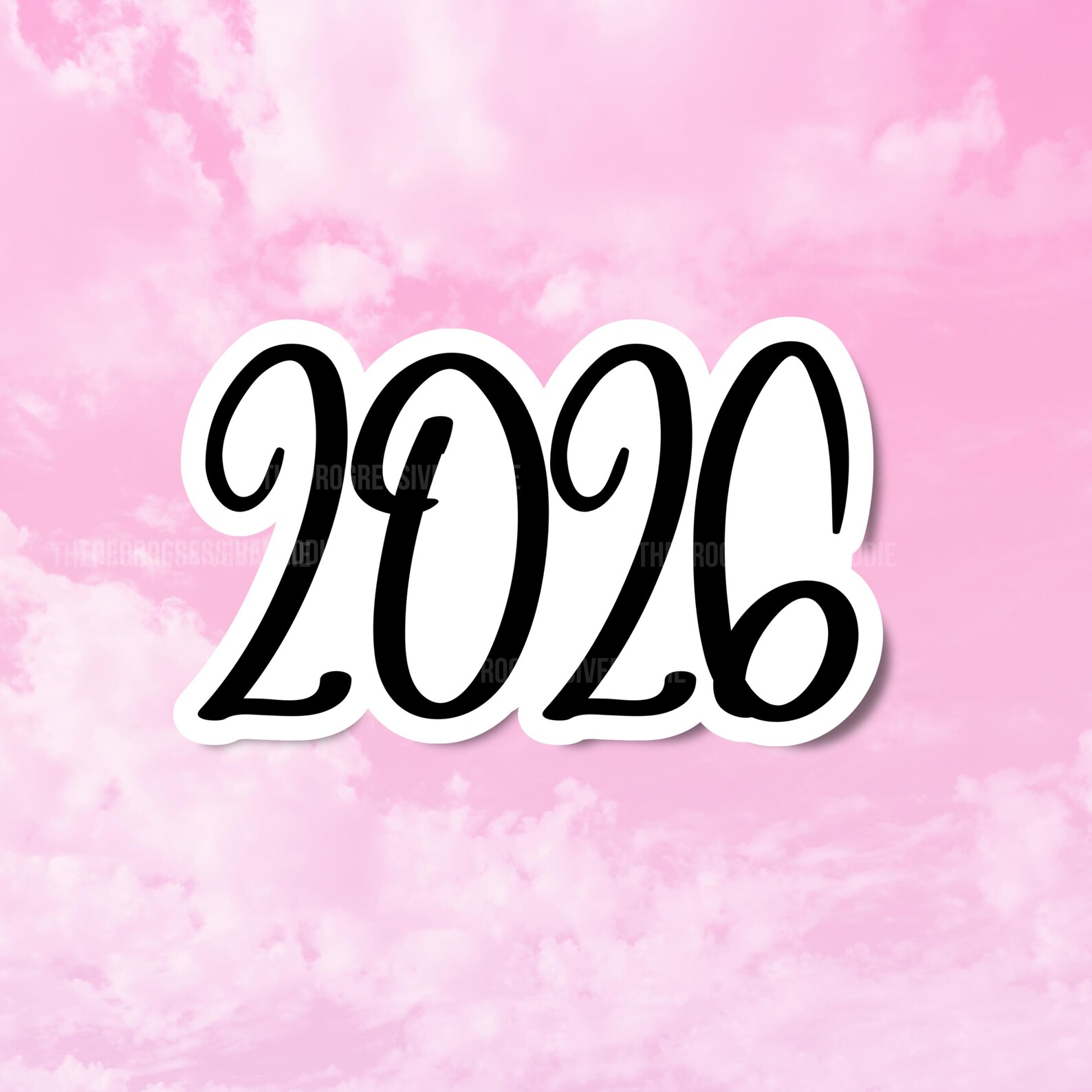2026 Water Resistant Vinyl Vision Board Sticker for Planning and Bullet ...