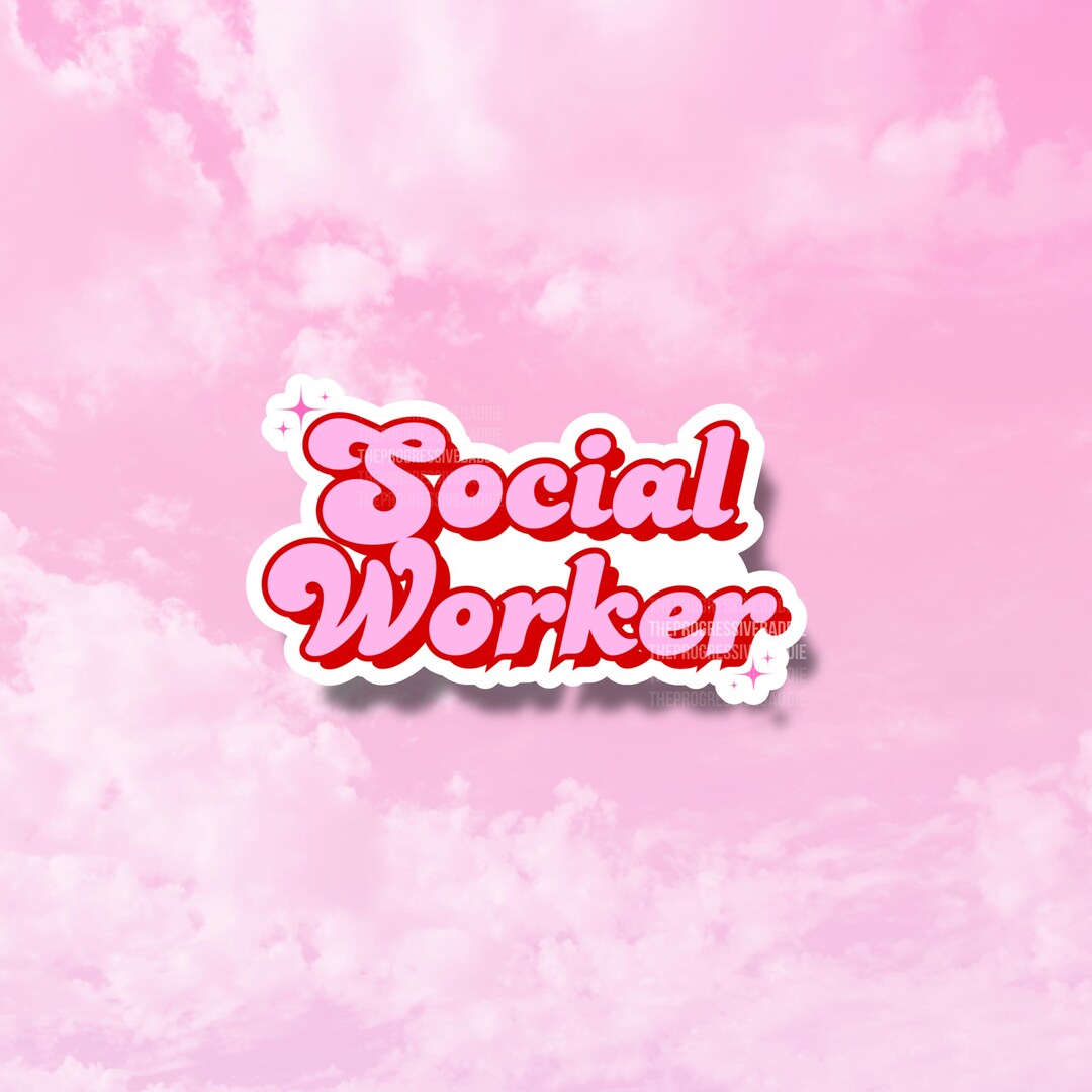 Social Justice Sticker. Social Worker Gift, Social Worker Sticker ...