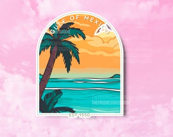 Gulf of Mexico Stay Salty Resistance, Anti-Trump Decals, Political Stickers, Summer Decals, Resist, Democrat, 1550, Anti Gulf of America