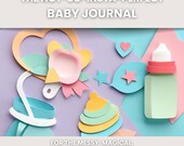 Funny Baby Memory Book – Editable & Printable PDF Journal for New Parents – Modern Scrapbook Alternative – First Year Baby Keepsake