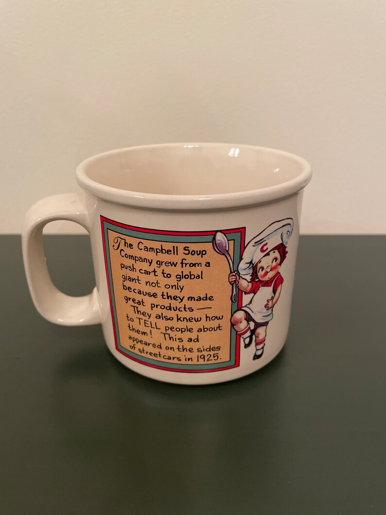 Set of 3 Vintage Campbells Soup Mugs Etsy