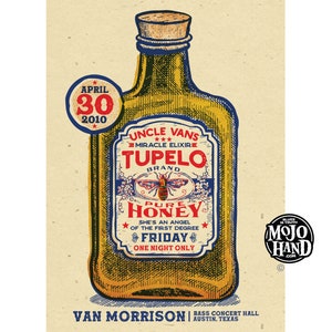Van Morrison concert poster - 2010- 12&quot;x18&quot; signed by the poster artist