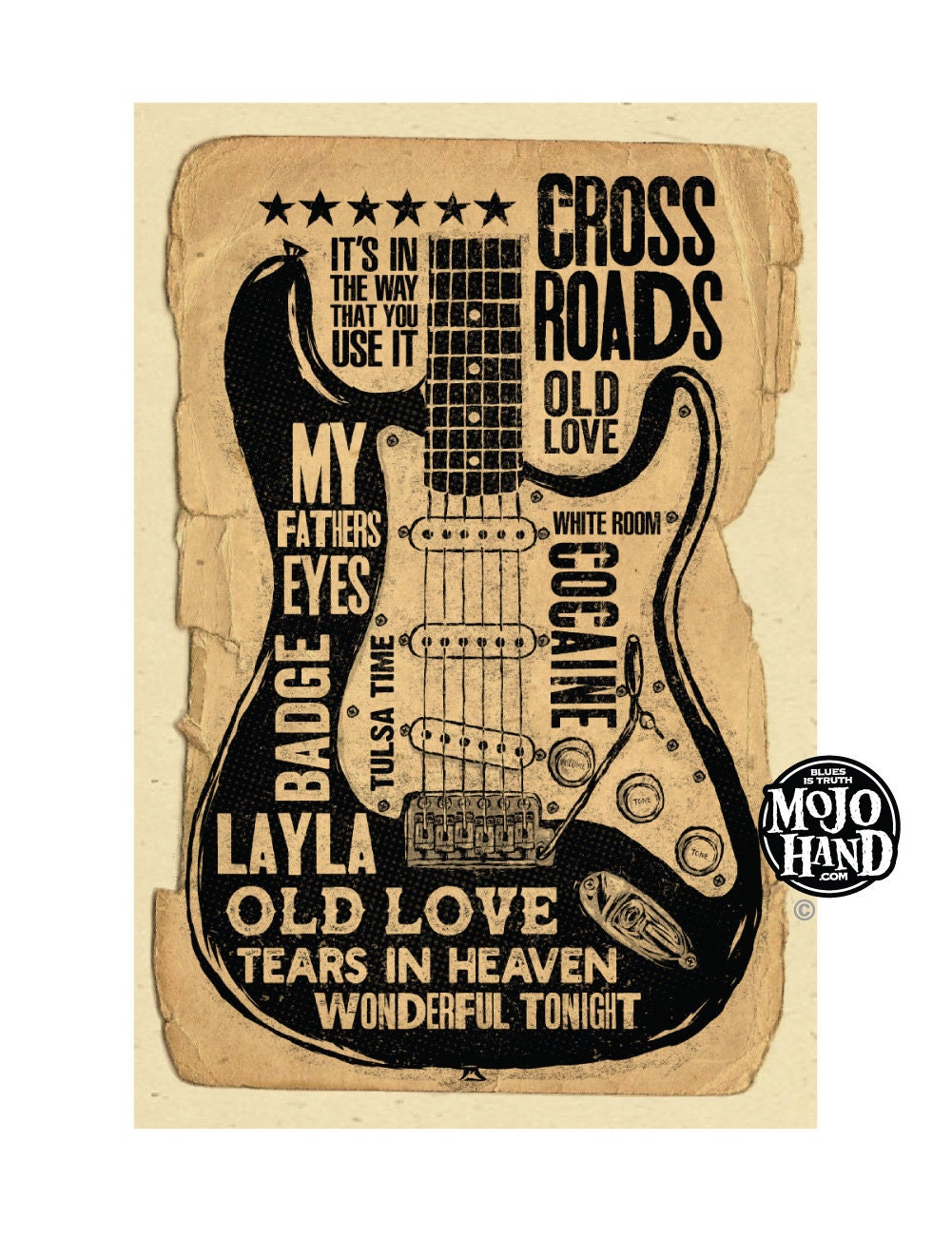Cross Road Blues (Crossroads) by Cream - Electric Guitar - Digital Sheet  Music