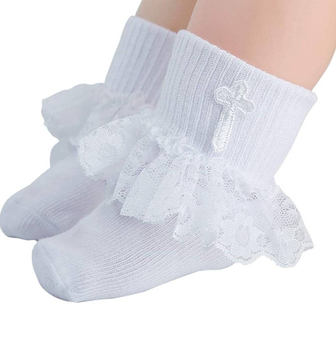 Christening Baptism Socks for Baby Girls and Toddlers. Etsy