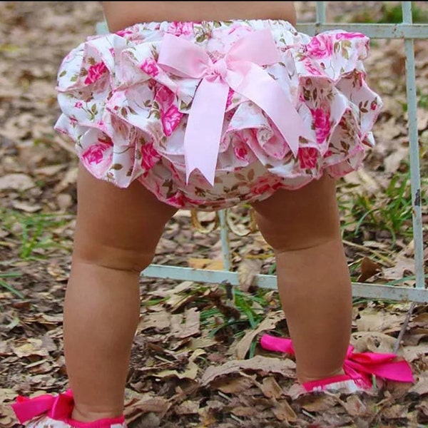 Baby Ruffle Bloomers Etsy