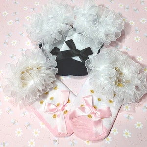 Baby Mary Jane ruffled socks