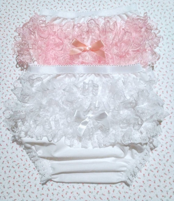Lace Ruffled Panties, Diaper Cover, Bloomers. -  Canada