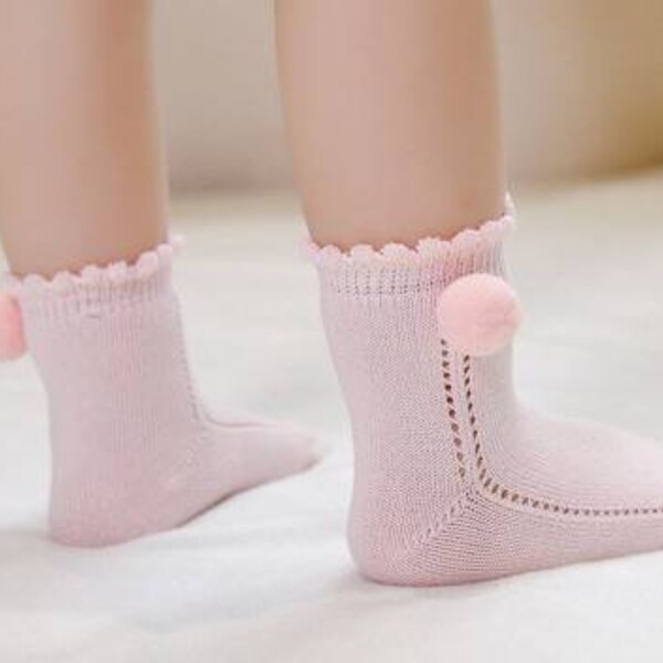Pom Pom Socks Etsy
