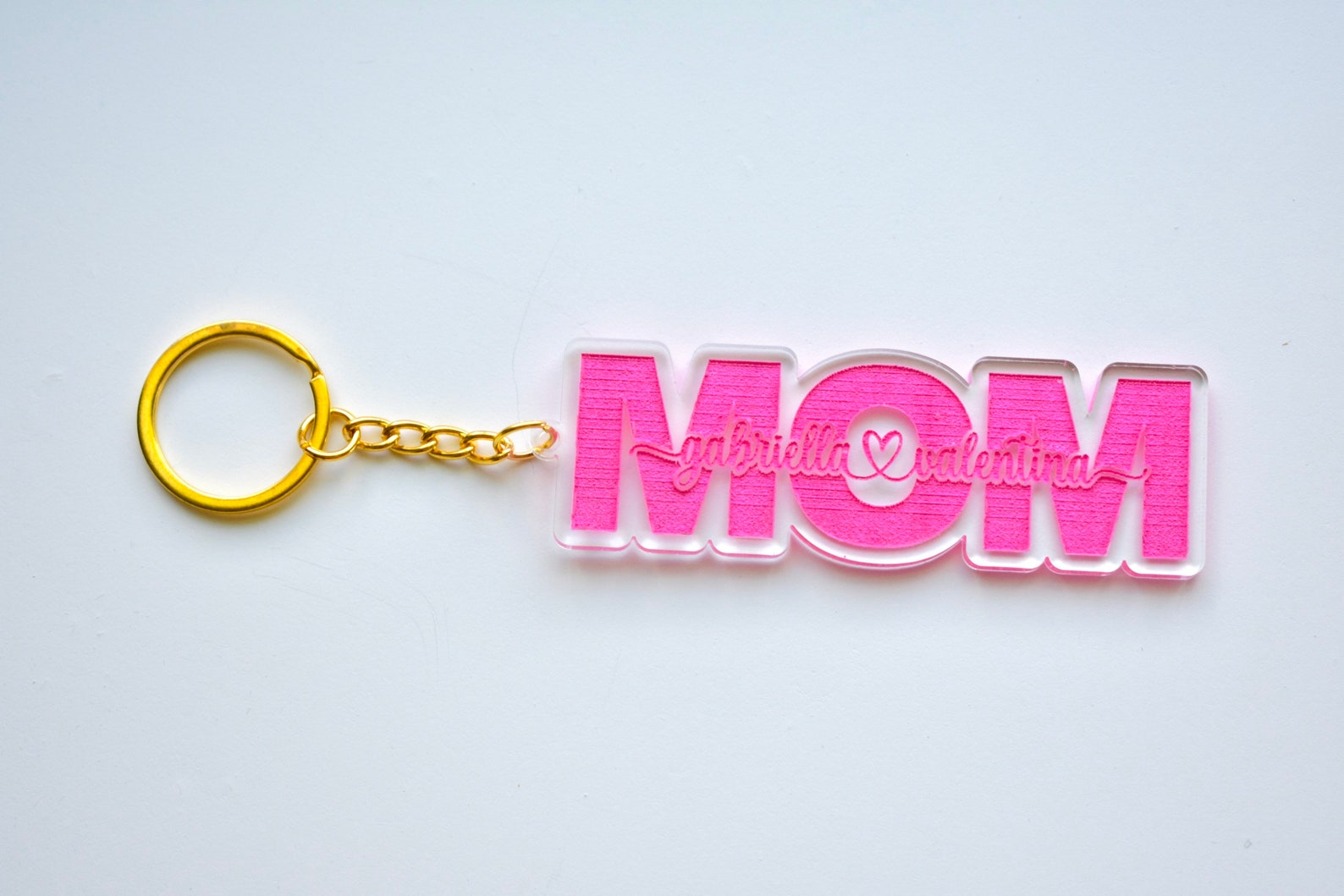 Mom Keychain Acrylic Keychain Etsy