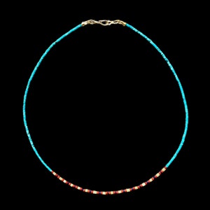 Turquoise and Jade Necklace