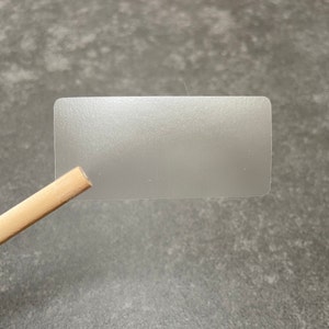 Pegatinas transparentes de 64 mm x 30 mm sellos rectangulares, sellos de regalo de sobre de cinta adhesiva, cinta, 100 pegatinas