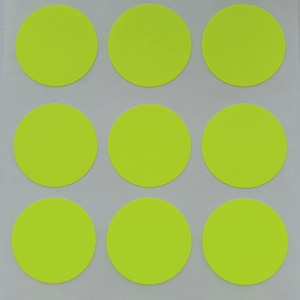 90 Circle Yellow Dot Stickers ronde kleur kleverige stippen 24mm (ongeveer 1 inch)