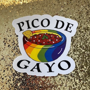 Pico De Gayo Pride Sticker