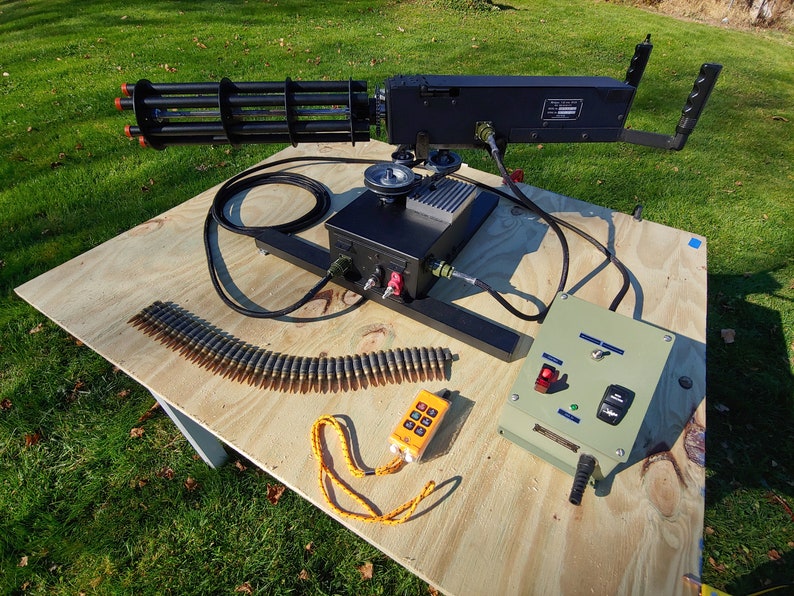 M134 Chain Gun Replica Realistic Action WITH Vehicle Mount & Etsy