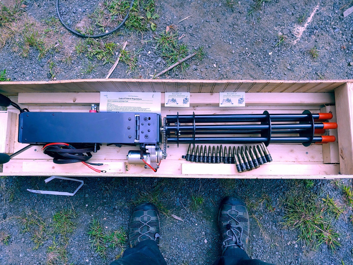 M134 Chain Gun Replica Realistic Action Etsy UK