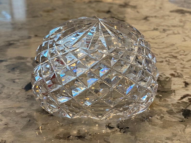 Vintage Waterford Crystal Domed Paperweight