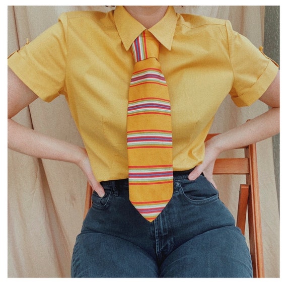 70's Vintage Stripe Tie - All proceeds will be don